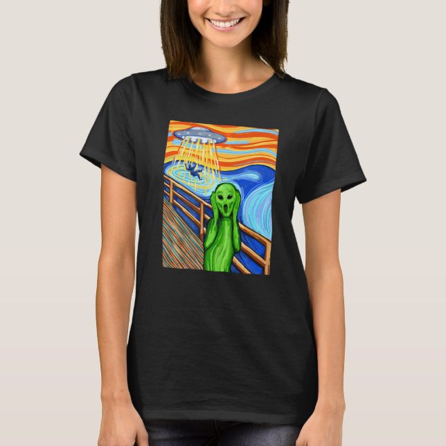 T-shirt Alien  Alien  Alien  UFO (Devant)