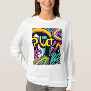 T-shirt alien ange femme sicodelico