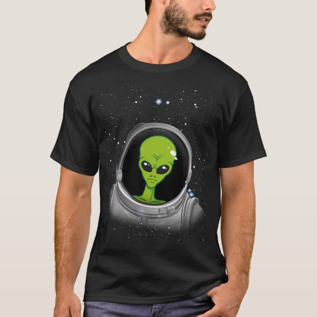 T-shirt Alien Astronaut Alien Ufo Conspiration astronaute  (Devant)