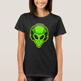 T-shirt Alien Avec Casque Êtes-Vous Prêt
