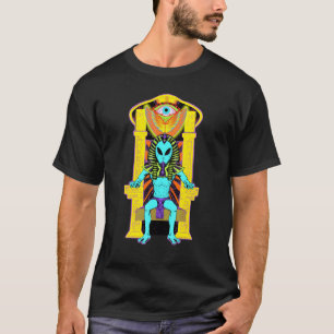 T-shirt Alien Bleu sur le Trône