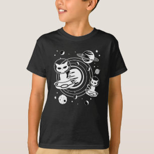 T-shirt Alien Chat Chats Ufo Space Kitten Animaux domestiq