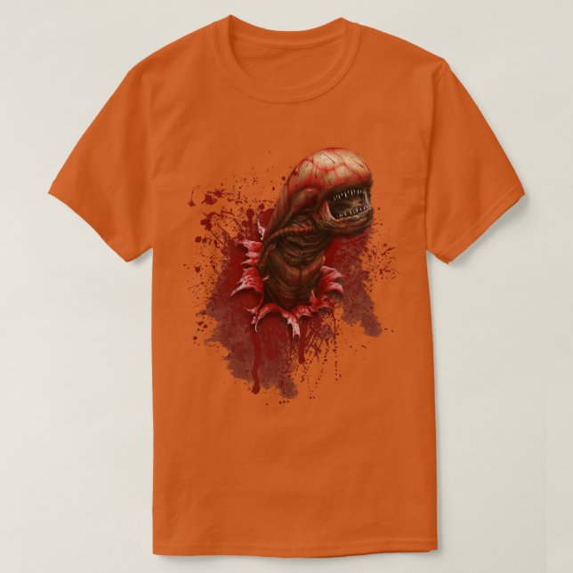 T-shirt Alien Chestburster (Design devant)