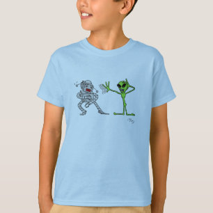 T-shirt Alien contre le robot