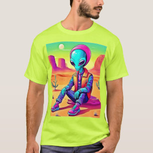 T-shirt Alien Cool Désert Détente