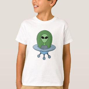 T-shirt Alien dans son petit vaisseau spatial
