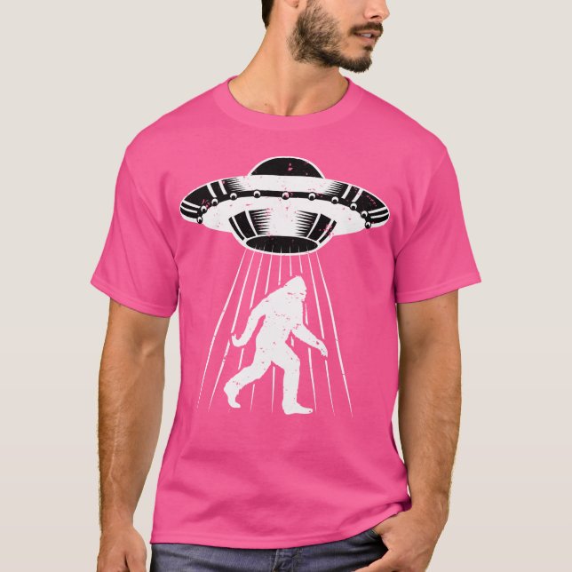 T-shirt Alien de Bigfoot Ufo Enlèvements (Devant)