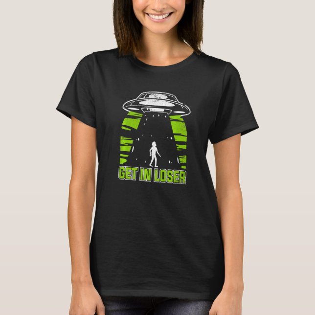 T-shirt Alien de conspiration perdu (Devant)