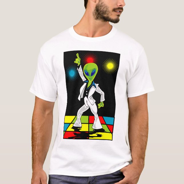 T-shirt Alien de disco (Devant)