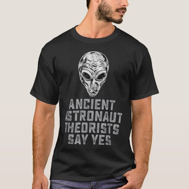 T-shirt Alien De L'Espace Extérieur Théoristes D'Astronaut (Devant)