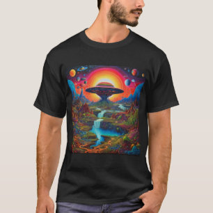 T-shirt Alien de rêve psychédélique