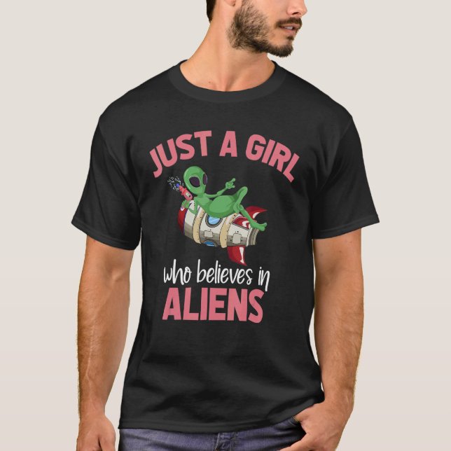 T-shirt Alien de science-fiction Croyante femmes Alien (Devant)