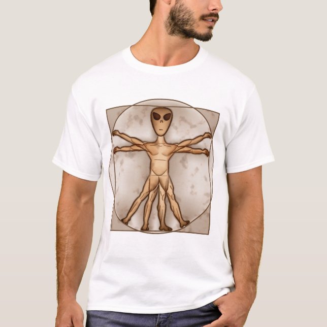 T-shirt Alien de Vitruvian (Devant)
