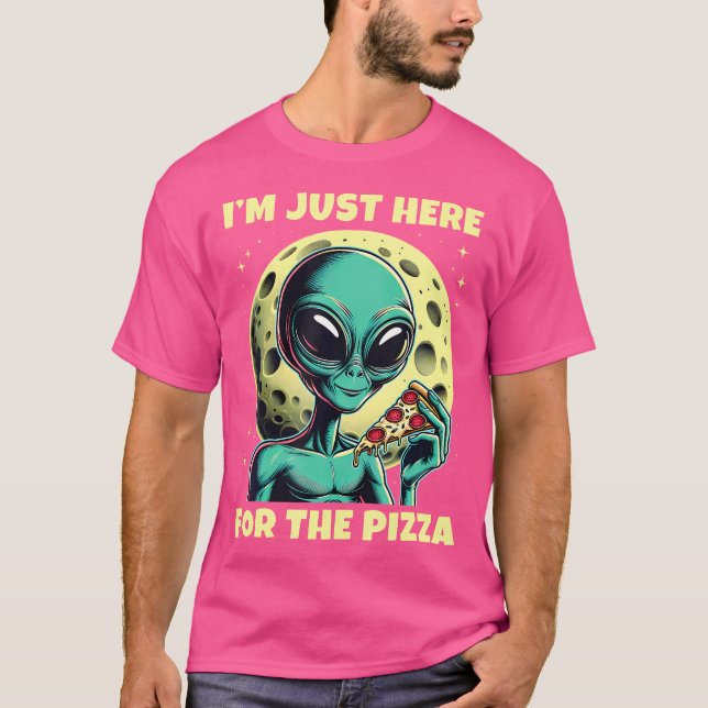 T-shirt Alien Design Boys Hommes Femmes Ufo Extraterrestri (Devant)