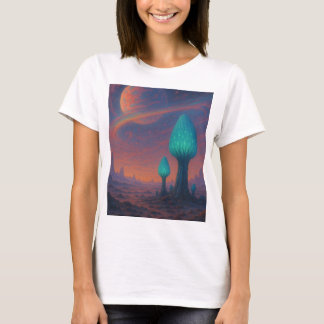 T-shirt Alien Dreamscape Glow - Chemise d'exploration cosm