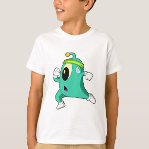 T-shirt Alien en tant que coureur
