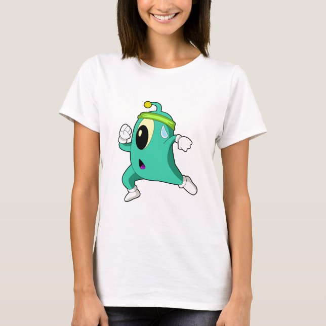 T-shirt Alien en tant que coureur (Devant)