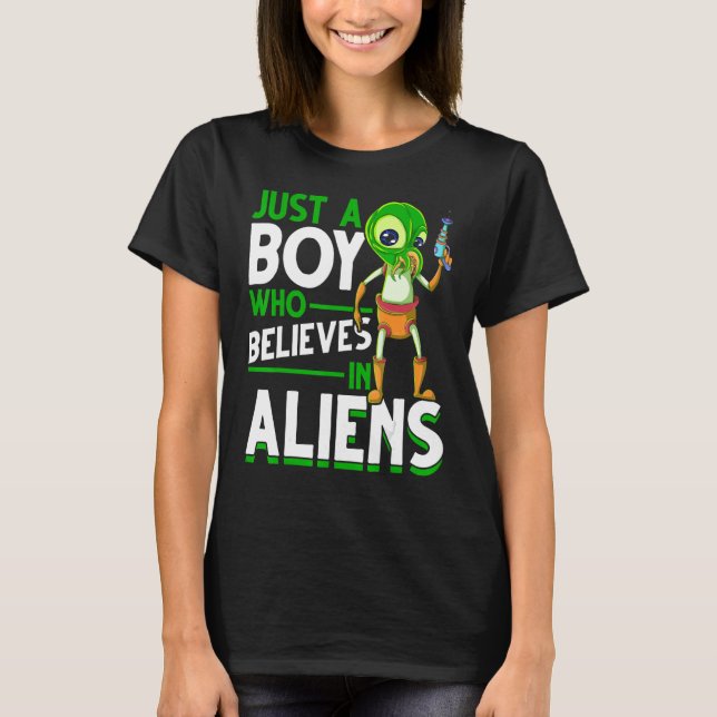 T-shirt Alien Enduction Boys Science Fiction Extraterrestr (Devant)