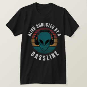 T-shirt Alien enlevé par une ligne de base