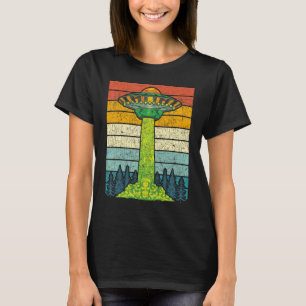T-shirt Alien Enlèvement d'objet volant non identifié Rétr