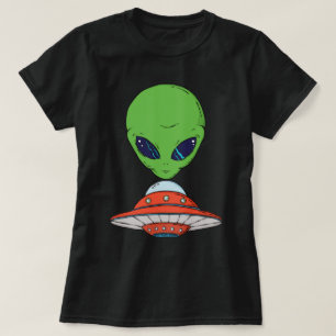 T-shirt Alien et vaisseau spatial