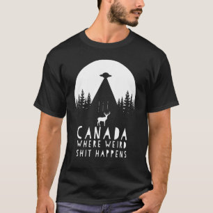 T-shirt Alien Étranger Canada Enlèvement de wapitis par so