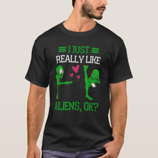 T-shirt Alien extraterrestre Croyant Cadeau Drôle Alien