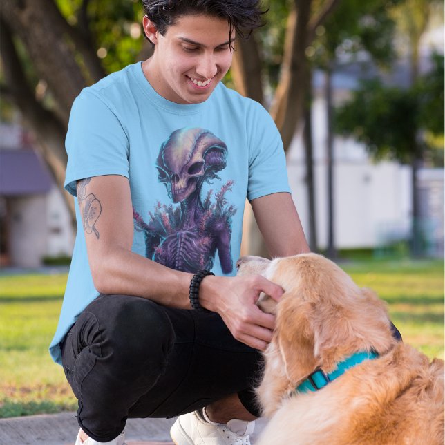 T-shirt Alien floral avancé (Créateur téléchargé)