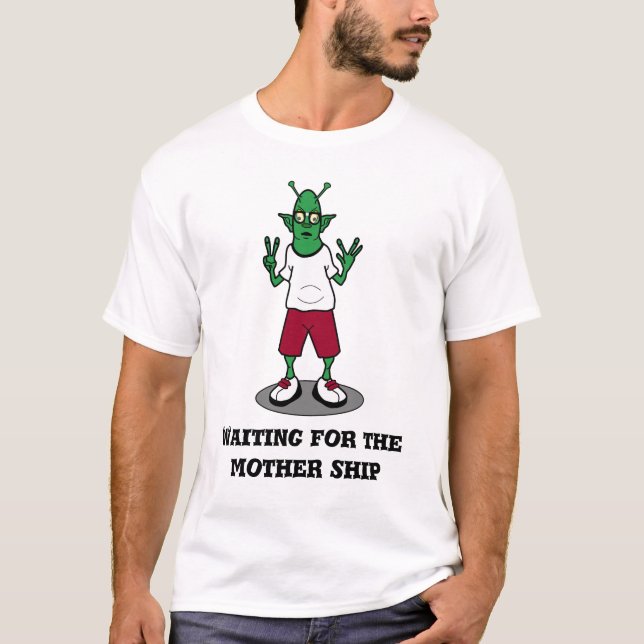 T-shirt Alien geek (Devant)