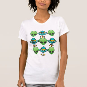 T-shirt Alien gris du Mexique 