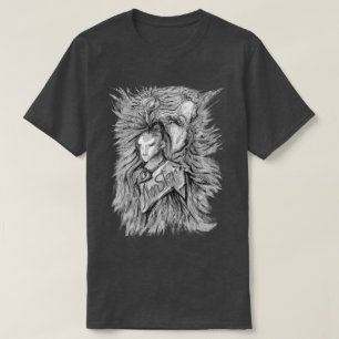 T-shirt Alien gris Monster Art Pen dessin stylo