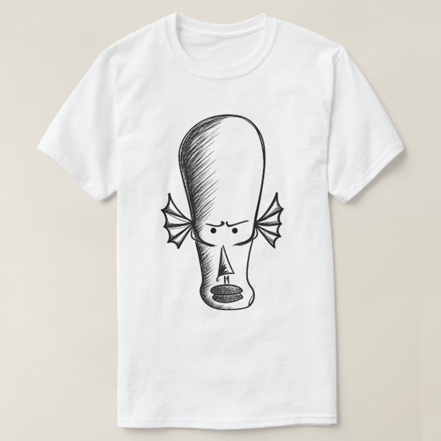 T-shirt Alien guy (Design devant)