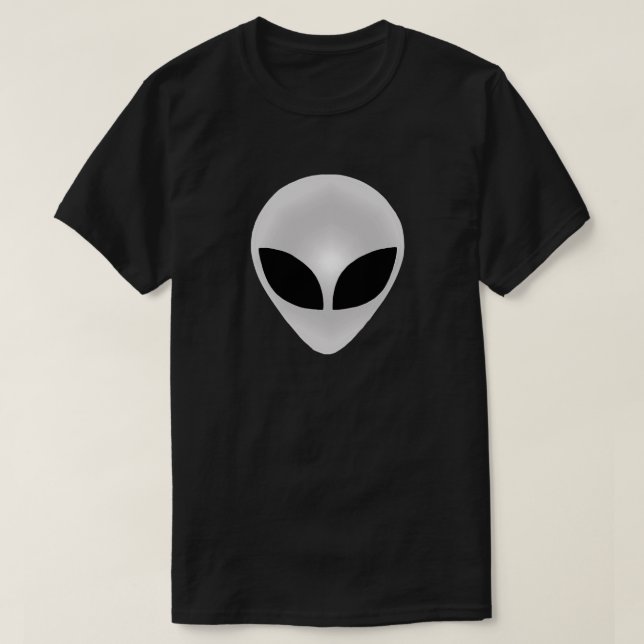 T-shirt Alien Head Dark (Design devant)