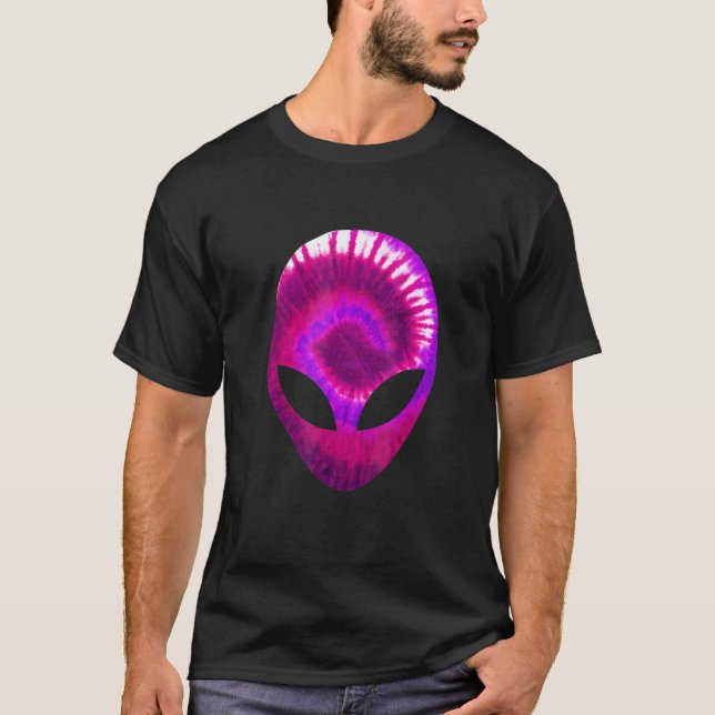 T-shirt Alien Head Rave Extraterrestrial Martian Rave Tec (Devant)