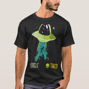 T-shirt Alien Individuel Ou Pris À L'Ufo Alien Enlèvement