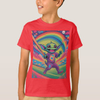 Alien jouant au baseball