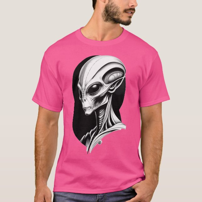 T-shirt Alien Martian Ufo (Devant)