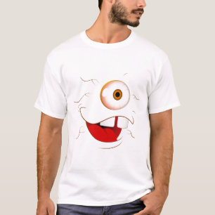 T-shirt Alien masculin Yye Happy Face