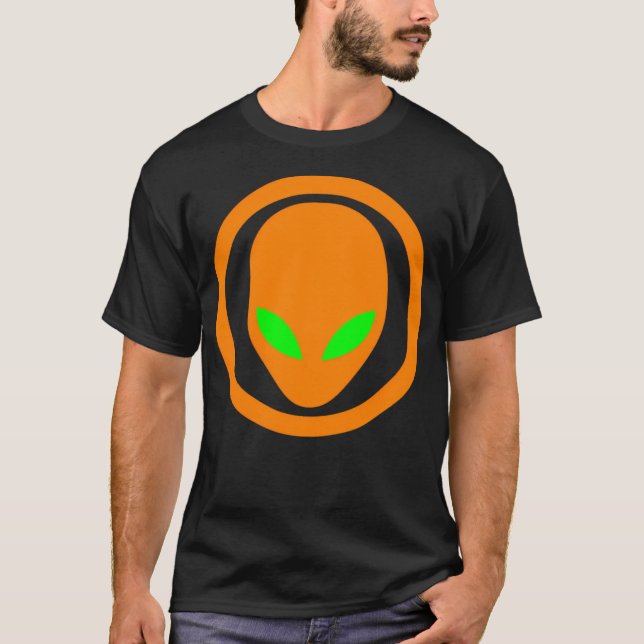 T-shirt Alien orange (Devant)