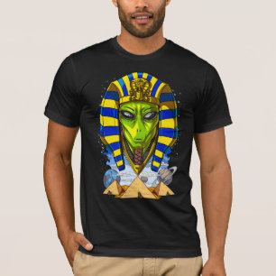 T-shirt Alien Pharaon Egypte Tutankhamun Ancien Annunaki