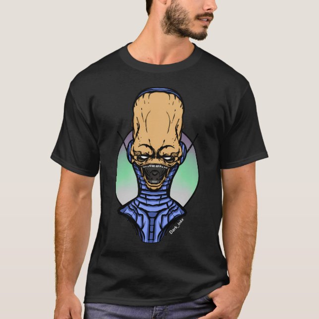 T-shirt Alien Plug Dinn (Devant)