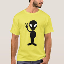 T-shirt Alien pour Cravate spirale masculine