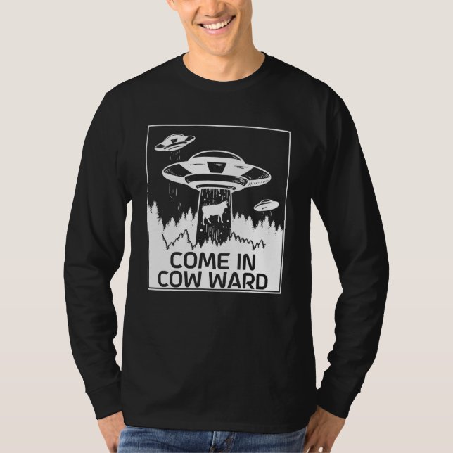 T-shirt Alien Pour Hommes Zone 51 Tête Spatiale Vert Ufo 2 (Devant)