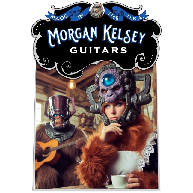 T-Shirt - alien profitant du thé et de la guitaris (Créateur téléchargé)