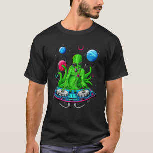 T-shirt Alien psychédélique DJ EDM Raver Trance Music Fest