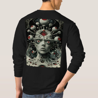 T-SHIRT ALIEN REGARDER LA TERRE, RETOUR CONCEPTION IMPRIMÉ