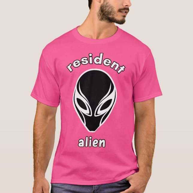 T-shirt Alien résident (Devant)