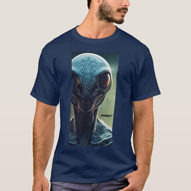 T-shirt Alien résident (Devant)