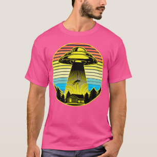 T-shirt Alien Retro Ufo Ufo