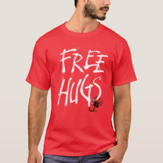 T-shirt Alien Romulus Xenomorph Facehugger Free Hugs Pullo